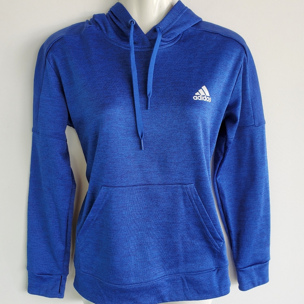 Adidas Climawarm Blue Hoodie Size S